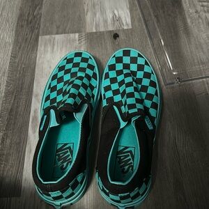 Turquoise vans size 6 and 6.5